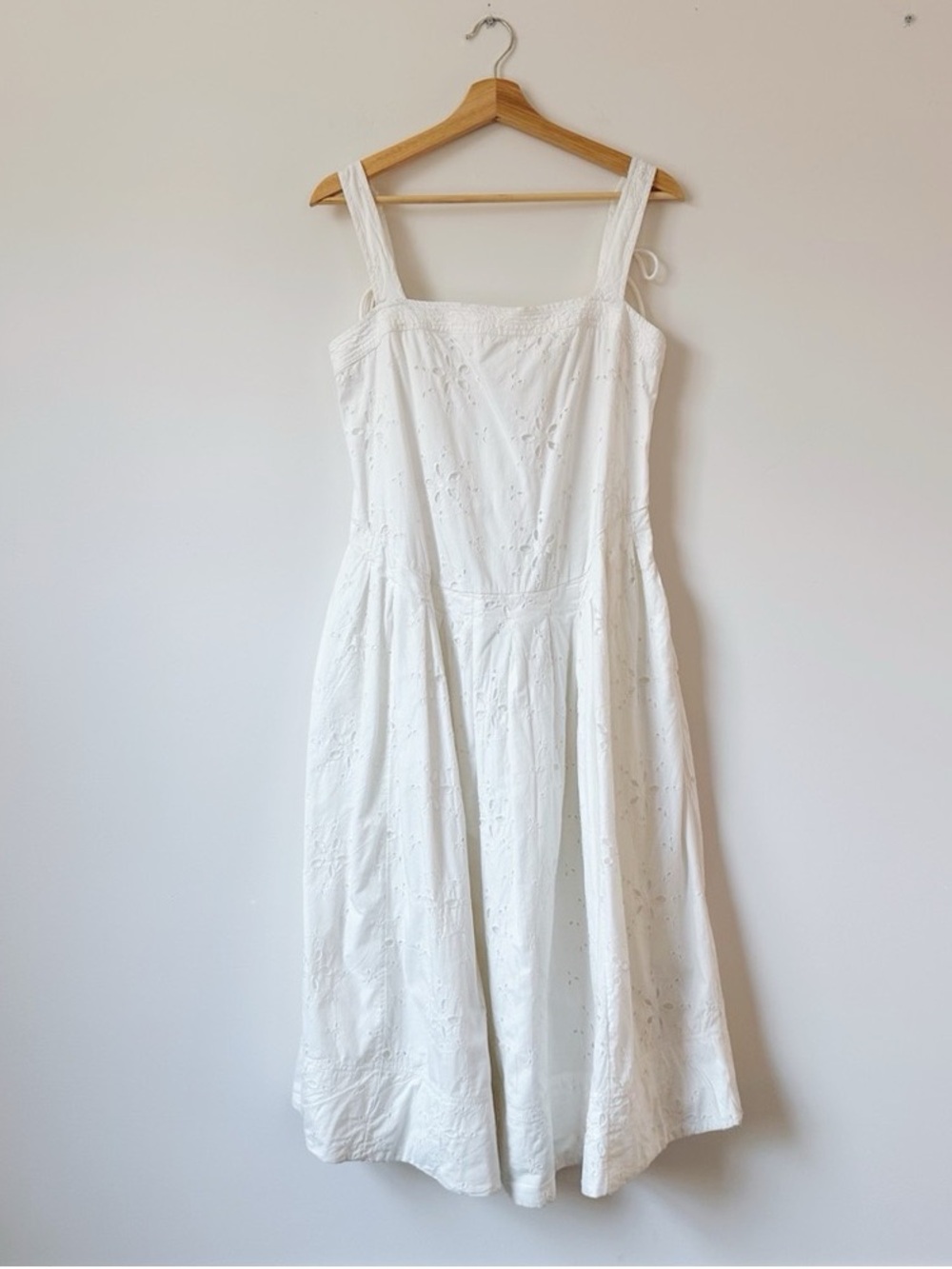 Free People White Eyelet Midi Dress - Picture 8 of 13